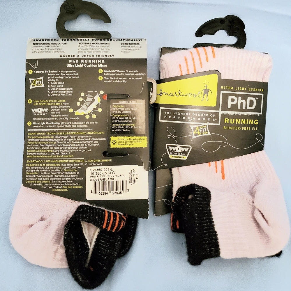 Smartwool PhD Blister-Free Fit Running Socks 1 Pair Available